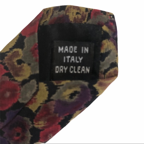 Sazzari men’s tie 100% silk made in Italy 4 1/4” - Picture 5 of 7